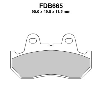 Ferodo Brake Pads FDB665ST - FDB665ST