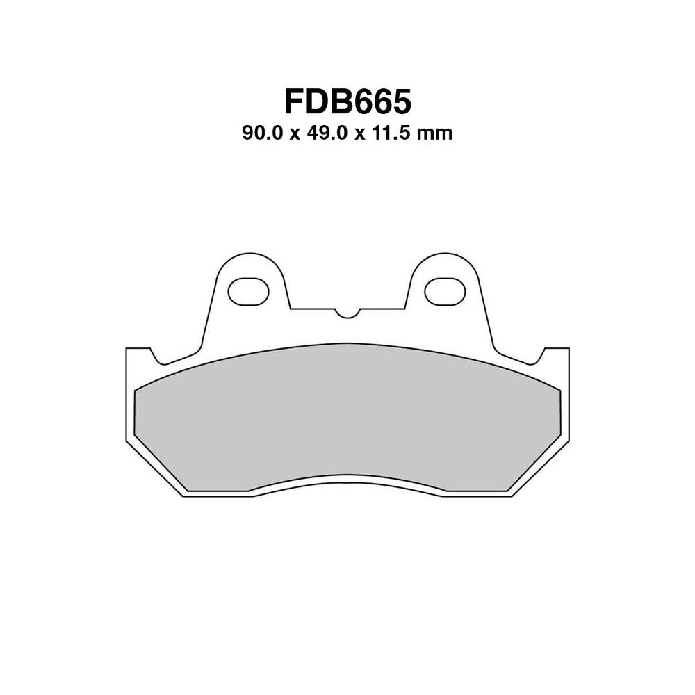 Ferodo Brake Pads FDB665ST - FDB665ST