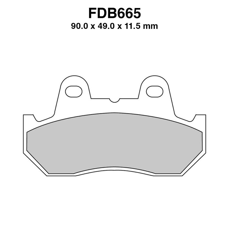 Ferodo Brake Pads FDB665ST for HONDA CBR 600 F Hurricane 87-90 and other model Brake Pads Ferodo
