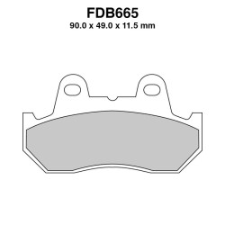 Ferodo Brake Pads FDB665ST for HONDA CBR 600 F Hurricane 87-90 and other model Brake Pads Ferodo