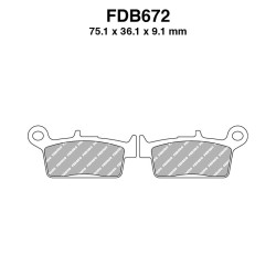 Ferodo Brake Pads FDB672EF for KYMCO Cobra Racer 50 99-06 and other model Brake Pads Ferodo