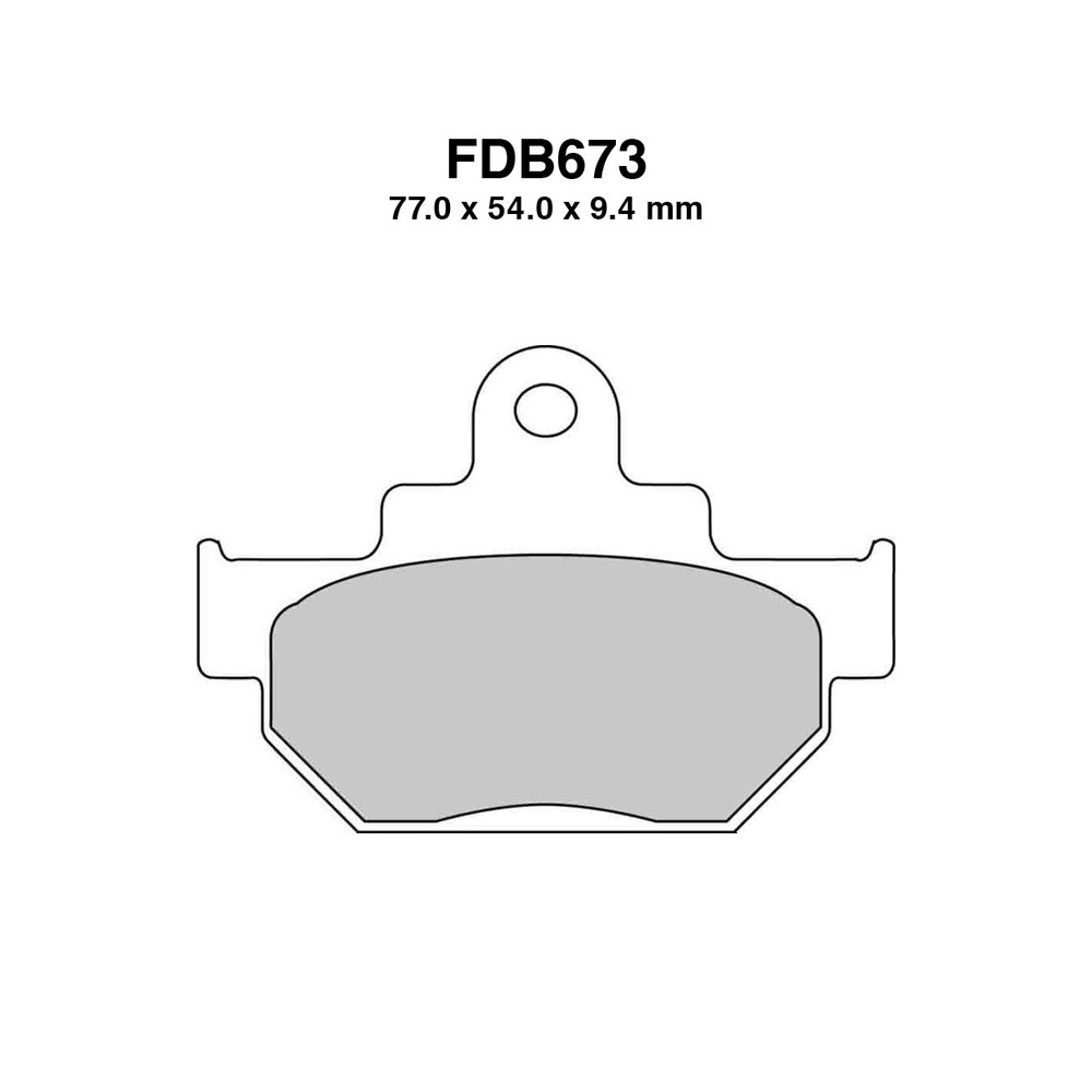 Ferodo Brake Pads FDB673P for APRILIA Tuareg Rally 125 90-91 and other model Brake Pads Ferodo