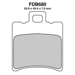 Ferodo Brake Pads FDB680EF for PIAGGIO NRG 50 96-01 and other model Brake Pads Ferodo