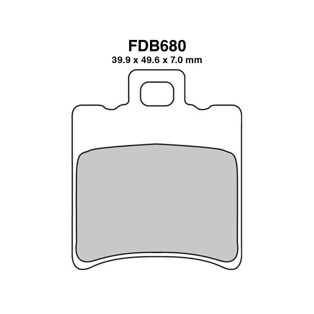 Ferodo Brake Pads FDB680ST for PIAGGIO NRG 50 96-01 and other model Brake Pads Ferodo