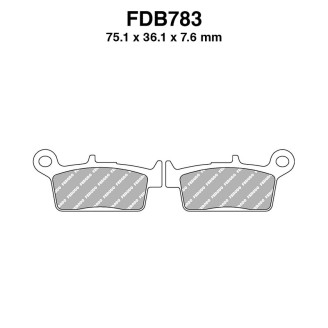 Ferodo Brake Pads FDB783AG - FDB783AG