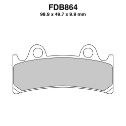 Ferodo Brake Pads FDB864ST for TRIUMPH : Daytona Super III 900 94-97 and other model Brake Pads Ferodo
