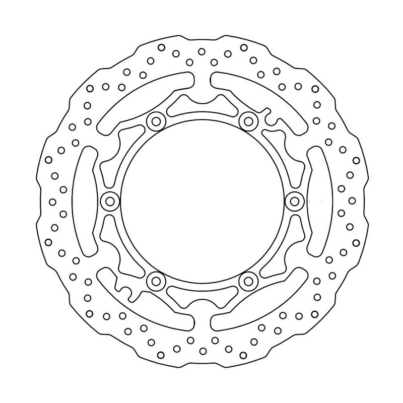Disco Freno FMD0017MXR per KTM EXC 125/250 98-14 e altri modelli Discos de freno Ferodo