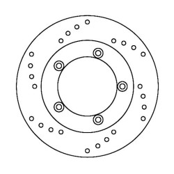 Brake Disc Piaggio HEXAGON125 94-97 for PIAGGIO : 125 Hexagon 97 150 Hexagon 99 Brake Discs Ferodo