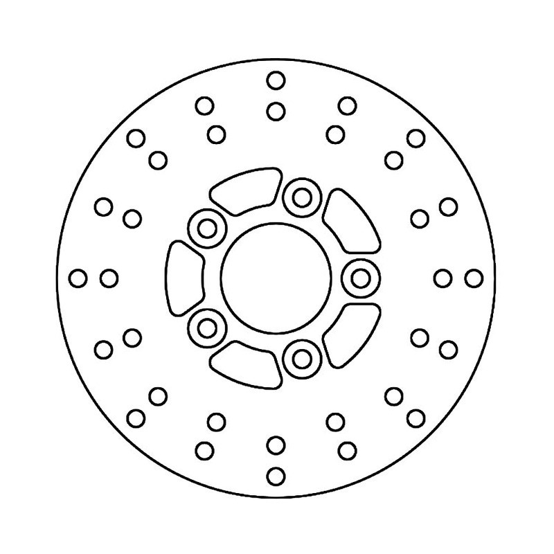 Brake Disc Malaguti F10 5092-98 for MALAGUTI : 50 F10 98 50 F10 AC 8- 50 F10 Restyling 16 50 Yesterday 98- and other model Brake Discs Ferodo