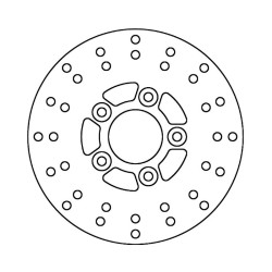 Brake Disc Malaguti F10 5092-98 for MALAGUTI : 50 F10 98 50 F10 AC 8- 50 F10 Restyling 16 50 Yesterday 98- and other model Brake Discs Ferodo
