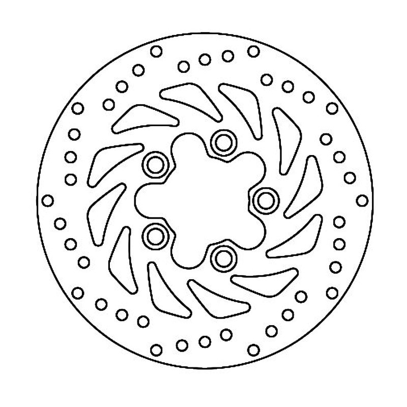 Brake Disc FMD0092R for KYMCO Dink 50 97-98 and other model Brake Discs Ferodo