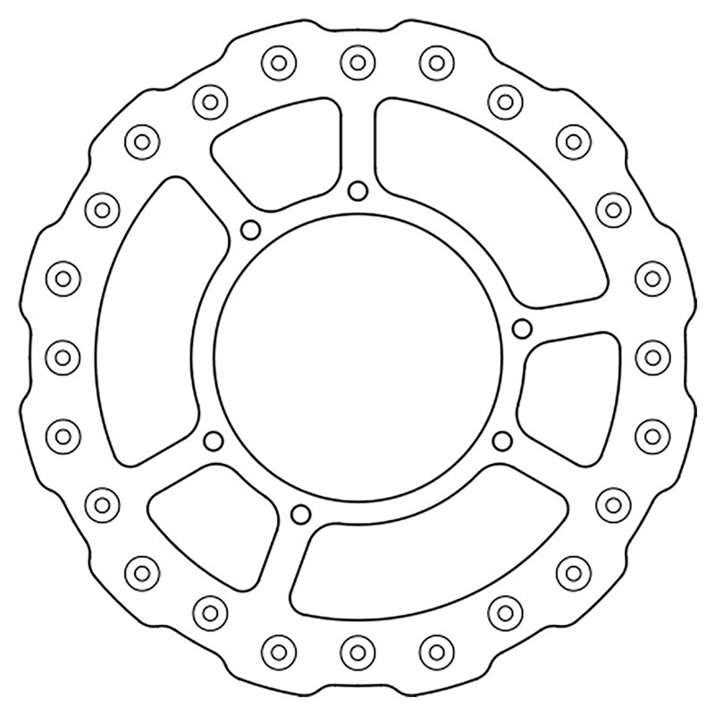 Disco Freno Honda Crf 250/450ANT. per HONDA CRF 250R 04-14 e altri modelli Dischi Freno Ferodo