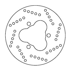 Brake Disc Derbi Senda 50 99- for DERBI Senda 50 R 95-99 and other model Brake Discs Ferodo