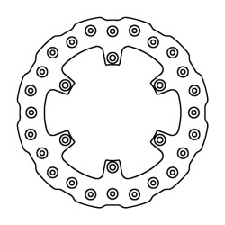 Brake Disc FMD0184MXR for GAS GAS EC 125/250/300 96-11 and other model Brake Discs Ferodo