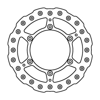 Brake Disc Yamaha Wr 250/450F10- Rear for YAMAHA YZ 125 02-17 and other model Brake Discs Ferodo