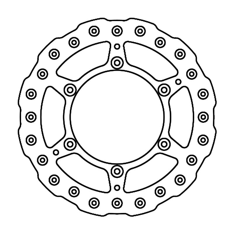 Brake Disc Yamaha Wr 250/450F10- Rear for YAMAHA YZ 125 02-17 and other model Brake Discs Ferodo