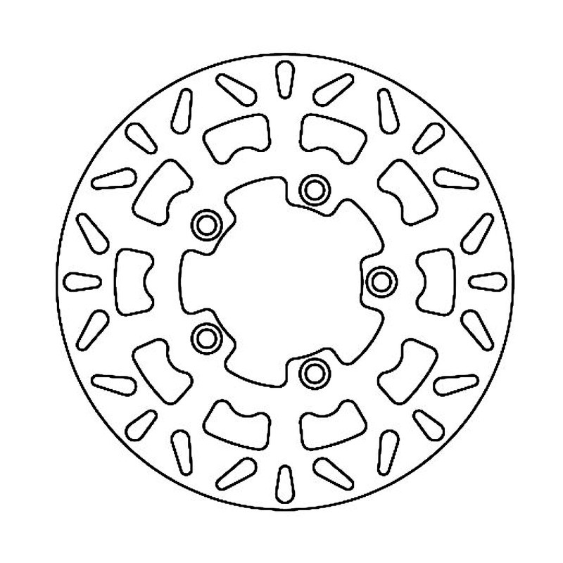 Brake Disc Kymco Agility 12508-12 for KYMCO Agility 50/125/150 4T R16 08-12 and other model Brake Discs Ferodo