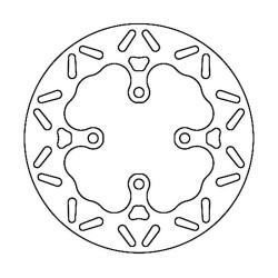 Brake Disc FMD0333R for SHERCO : 125 City Corp 4T Enduro 3- 125 City Corp 4T Sm 3- 125 Trial 99- 125 Trial 6- 250 Trial 1- 290 Trial 1- 320 Trial 4T 5- nd Brake Discs Ferodo