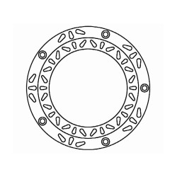 Disco Freno Sym Joyride 125/200 01-10 per SYM Joyride 125/150/200 01-10 e altri modelli Discos de freno Ferodo