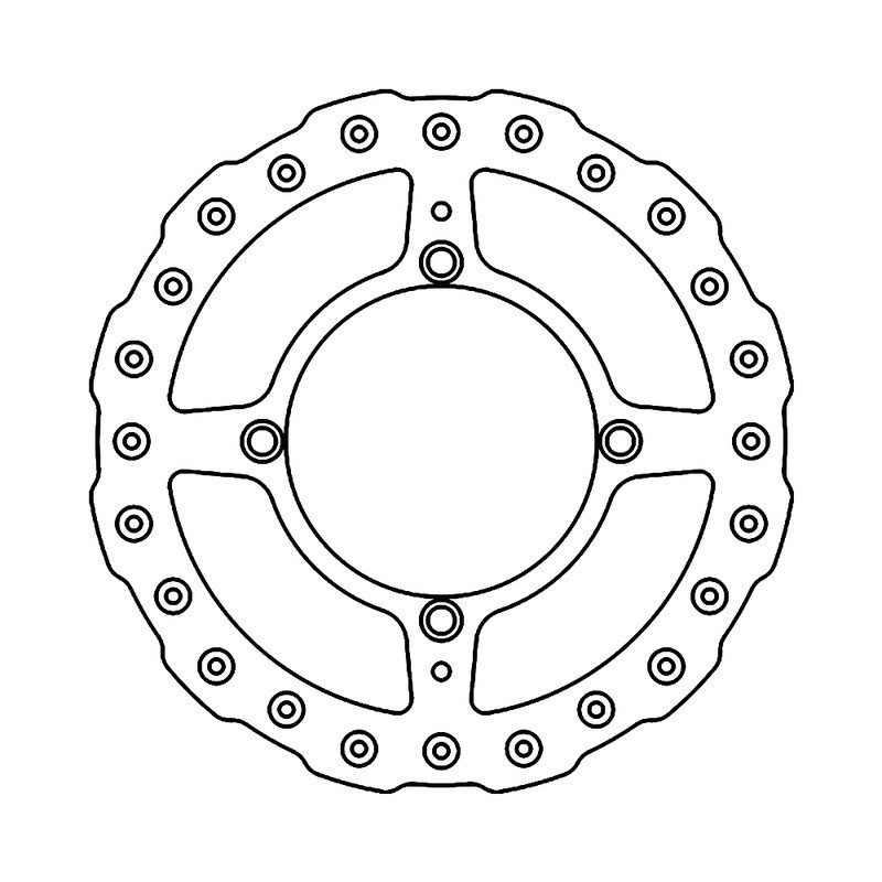 Disco Freno Kawasaki Kx 250F-Kx 450F 15- per KAWASAKI KX 250F 15- e altri modelli Bremsscheiben Ferodo