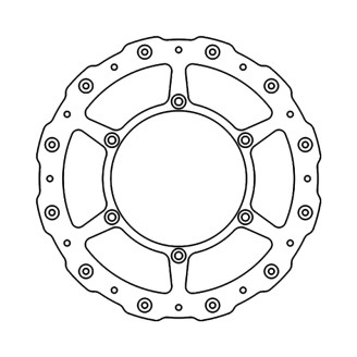 Disco Freno Yamaha Yz 250F- YZ450F- Wr 450F 16- per YAMAHA YZ 125 17- e altri modelli Dischi Freno Ferodo
