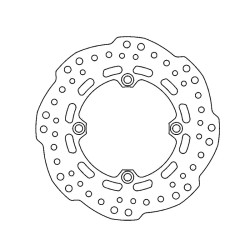 Brake Disc Honda Africa TWIN1000 15- Rear for HONDA CRF1000L Africa Twin 15-19 and other model Brake Discs Ferodo