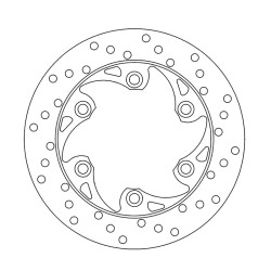 Brake Disc Ktm Duke 125-200-250-390 Rear for KTM Duke 125 11- and other model Brake Discs Ferodo