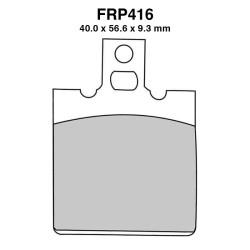 Pastiglie Ferodo FRP416P per HONDA : NSR F RAIDEN 125 94-96 NSR R 125 91-01 NSR F 125 91-93 CRM 125 90-99 e altri modelli Plaquettes de frein Ferodo