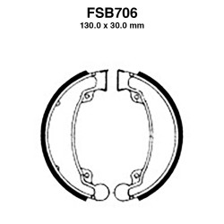 Ferodo Brake Shoes FSB706 for HONDA CB Night Hawk 250 91-01 and other model Ganasce Freno Ferodo