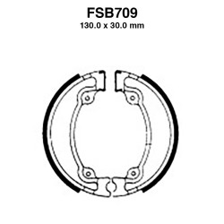 Ganasce Ferodo FSB709 per HONDA XL500R Paris Dakar 82-84 e altri modelli Ganasce Freno Ferodo