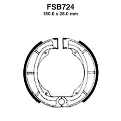 Ferodo Brake Shoes FSB724 for KAWASAKI KL 250 78-79 and other model Ganasce Freno Ferodo