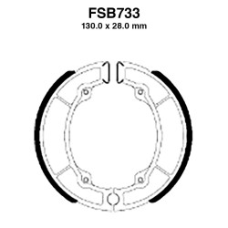 Ferodo Brake Shoes FSB733A for APRILIA Scarabeo 100 00 and other model Ganasce Freno Ferodo