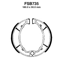 Ferodo Brake Shoes FSB735 for YAMAHA RD 250/350 LC 80-83 and other model Ganasce Freno Ferodo