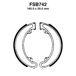 Ganasce Ferodo FSB742 per HONDA CB 250 73-76 e altri modelli Ganasce Freno Ferodo