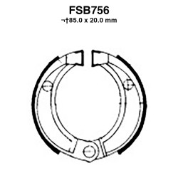 Ganasce Ferodo FSB756 per HONDA CR 80 R 86-91 e altri modelli Ganasce Freno Ferodo