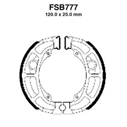 Ferodo Brake Shoes FSB777A for SUZUKI Katana 50 98 and other model Ganasce Freno Ferodo