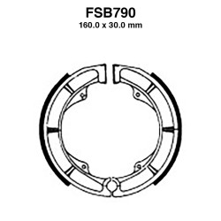Ferodo Brake Shoes FSB790 for SUZUKI : DR S Big 750 88-88 Ganasce Freno Ferodo