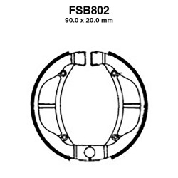 Ferodo Brake Shoes FSB802 for KAWASAKI : KLX R 110 02-02 KX H 80 87-87 KX 80 84-86 KX 80 83-83 KX 60 85-91 KX 60 85-91 Ganasce Freno Ferodo
