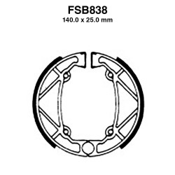 Ganasce Ferodo FSB838 per GILERA RC Rally 125 87 e altri modelli Ganasce Freno Ferodo