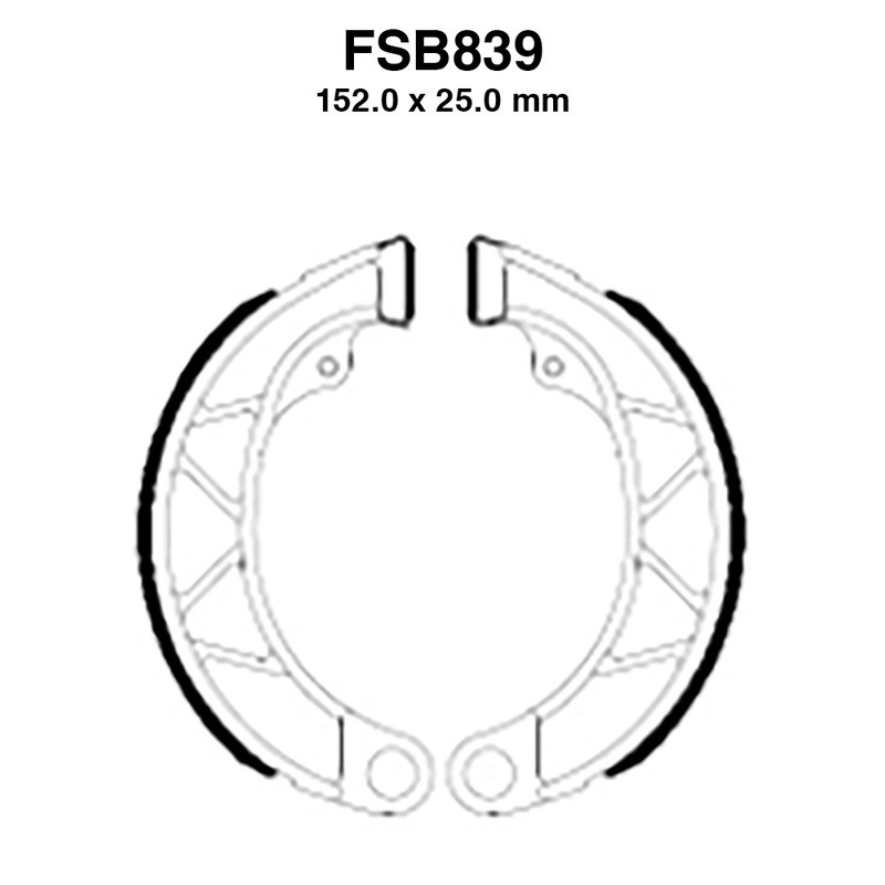 Ferodo Brake Shoes FSB839A Ganasce Freno Ferodo