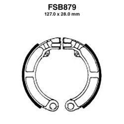 Ganasce Ferodo FSB879 per PIAGGIO Vespa Super 1 50 nd Ganasce Freno Ferodo