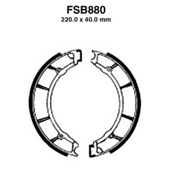 Ferodo Brake Shoes FSB880 for MOTO GUZZI : V7 700 67-76 Ganasce Freno Ferodo