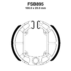 Ferodo Brake Shoes FSB895A for GILERA Typhoon 50 93-95 and other model Ganasce Freno Ferodo