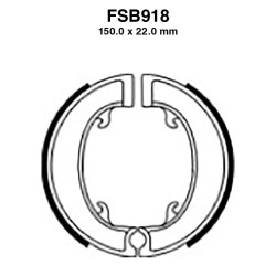 Ferodo Brake Shoes FSB918 for BSA C15 2 50 nd Ganasce Freno Ferodo
