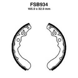 Ferodo Brake Shoes FSB934 for KAWASAKI : KAF 550 92-00 and other model Ganasce Freno Ferodo