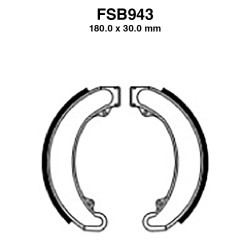 Ganasce Ferodo FSB943 per HONDA : CB G 360 75-75 CB 250 73-75 Ganasce Freno Ferodo