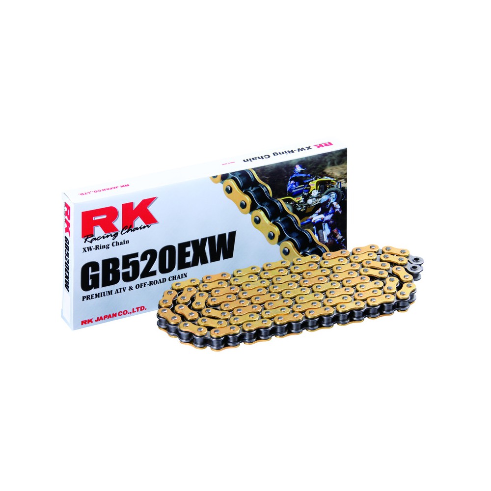 Rk Chain 520EXW Gold 100 Link - GB520EXW100CLF