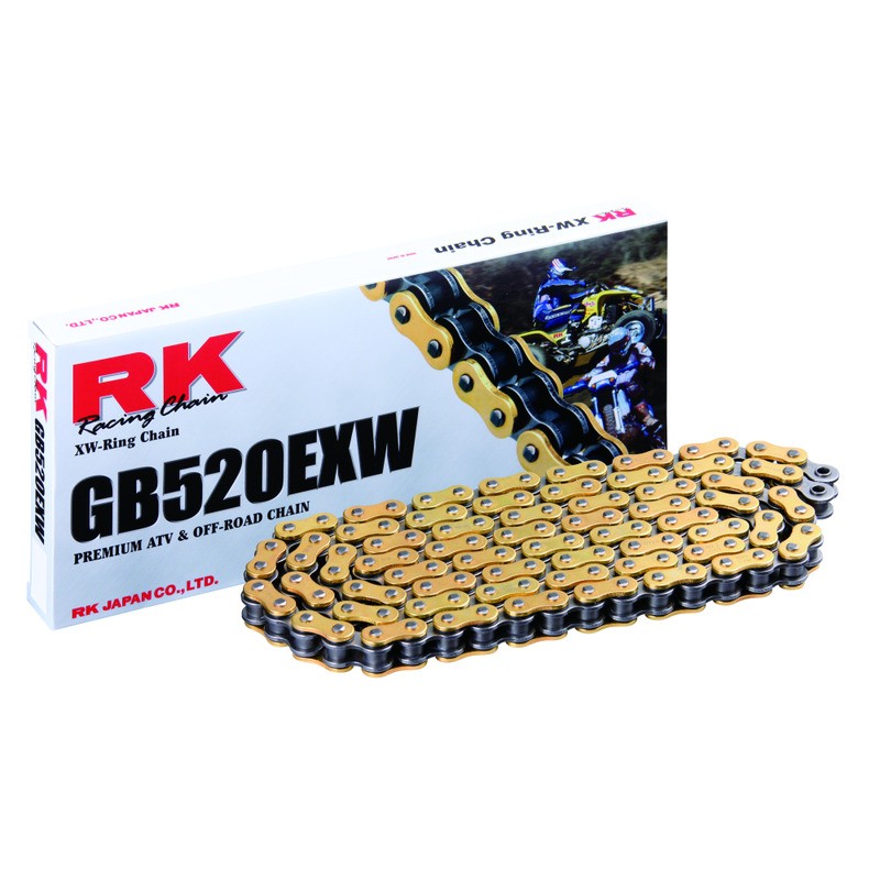 Rk Chain 520EXW Gold 100 Link Chains RK