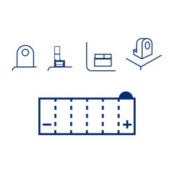 Marelli BATTERYMOB7C-A-Sm for YAMAHA TW 125 99-01 and other model Lead-Acid Batteries MAGNETI MARELLI