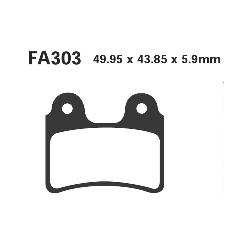 Brake Pads Tt Beta Rev 3-Rrenduro 03- Brake Pads EBC